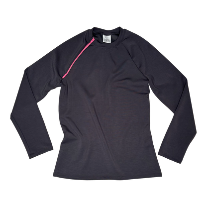 long sleeve chest access shirt